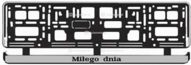 Ramka na tablice rejestracyjn KTM 93-036